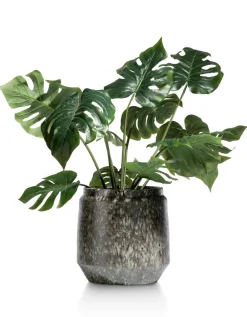 Dalila pot H28cm in de kleur Zwart - COCOmaison
