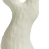 Debra abstracte vaas creme wit H32cm - COCOmaison