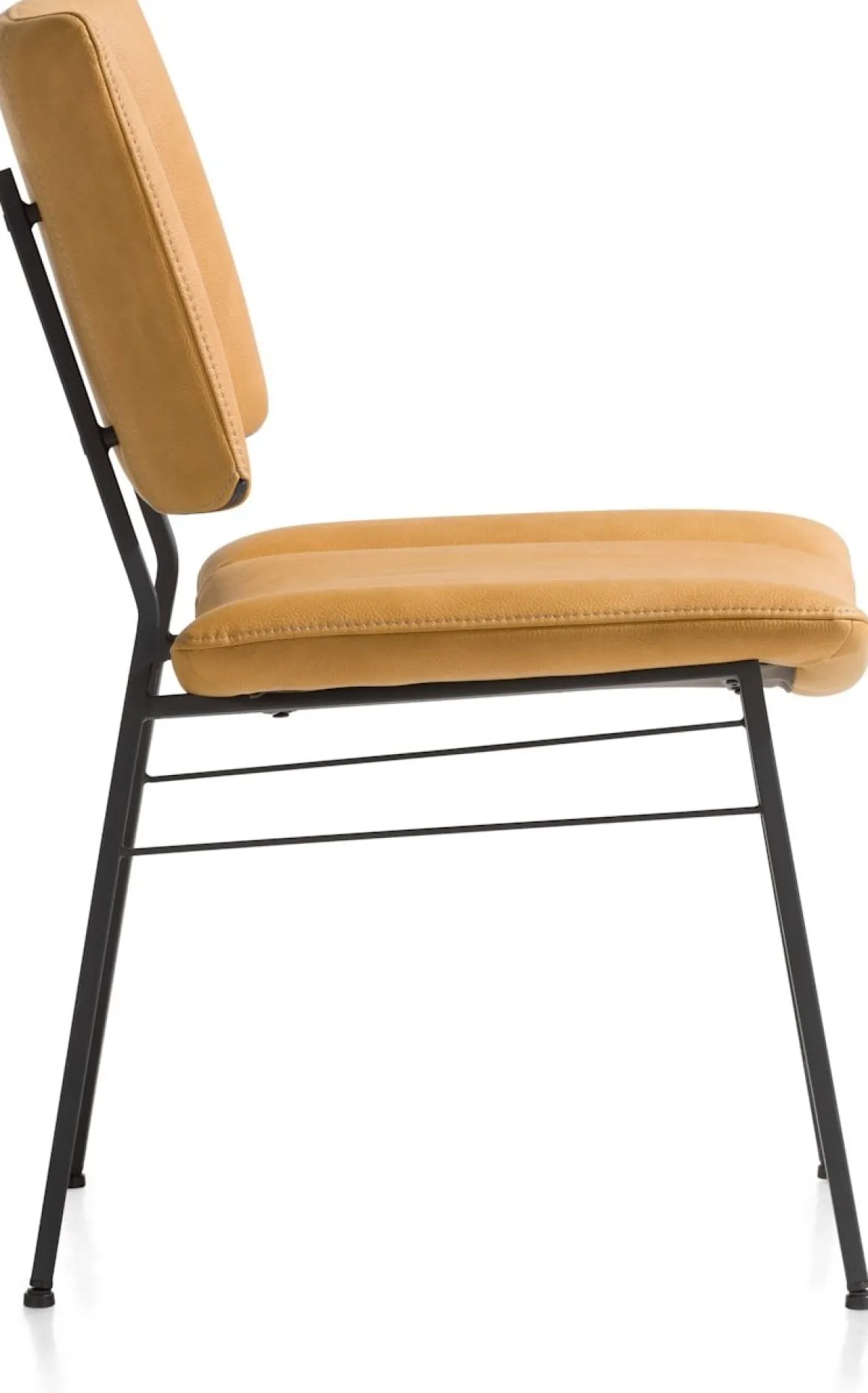 Design eetkamerstoel "TATUM" - Okergeel - XOOON