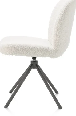 Eetkamerstoel Jaxon (draaibaar) in de kleur Ivoor - XOOON