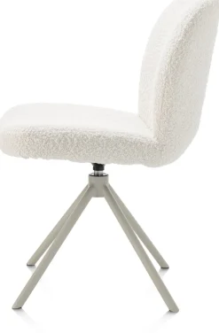Eetkamerstoel Jaxon (draaibaar) in de kleur Ivoor - XOOON