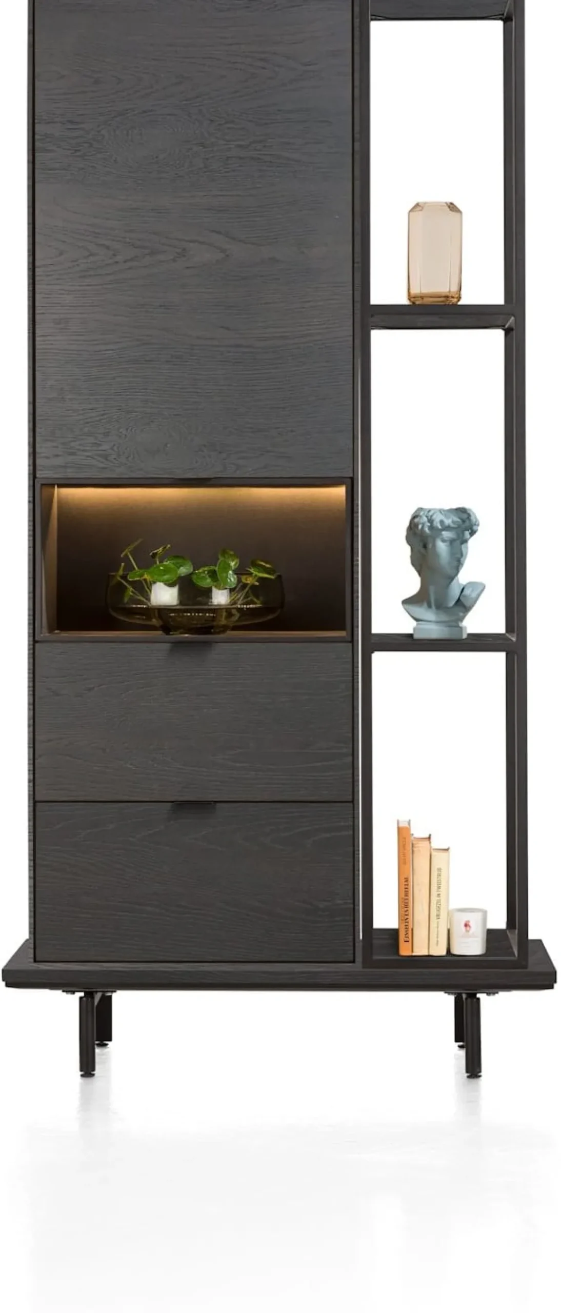 ELEMENTS platform 100 cm. incl. 2 metalen poten - 100 cm