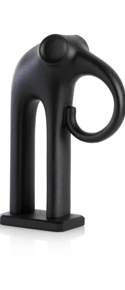 Elly beeld H30cm in de kleur Zwart - COCOmaison