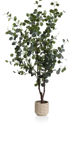 Eucalyptus Tree kunstplant (H180cm) in de kleur Groen