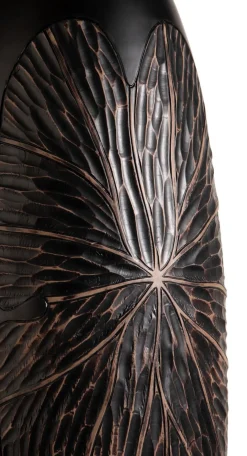 Faye vaas H75cm in de kleur Zwart - COCOmaison