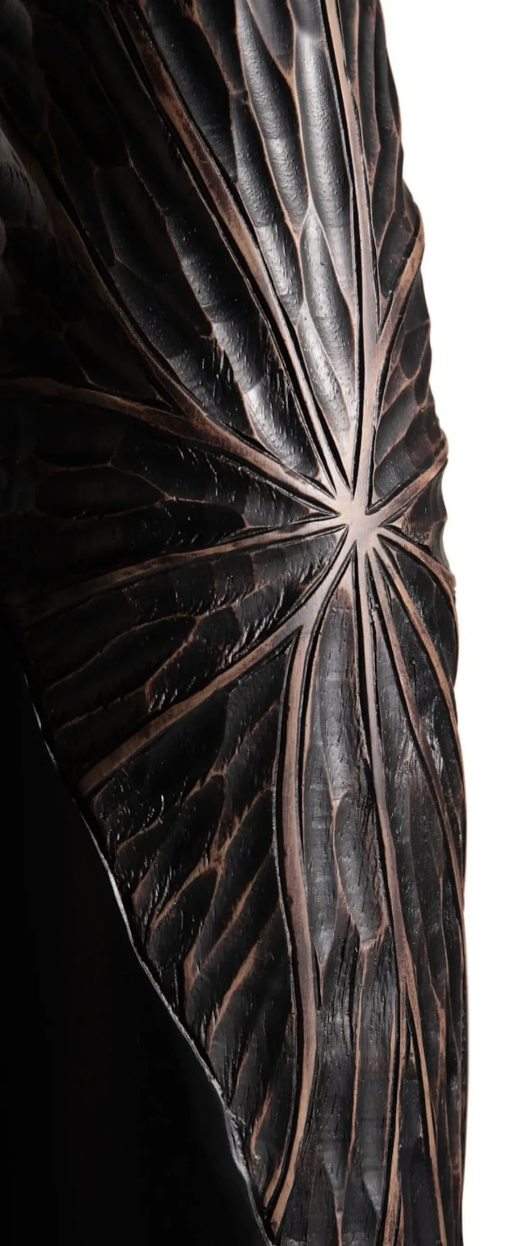 Faye vaas H75cm in de kleur Zwart - COCOmaison