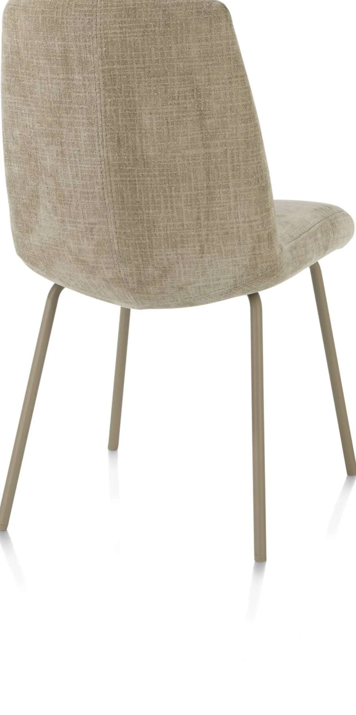 Filipo eetkamerstoel stof Cadiz in de kleur Olijf - XOOON