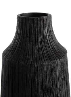 Finn vaas H50cm in de kleur Zwart - COCOmaison