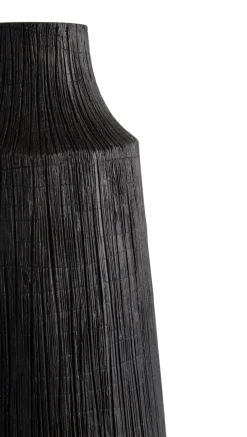 Finn vaas H50cm in de kleur Zwart - COCOmaison