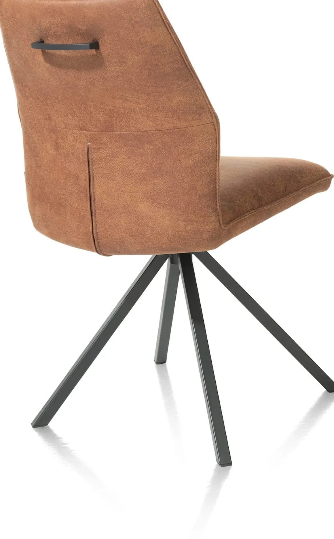 FRANKY eetkamerstoel - draaibaar - cognac