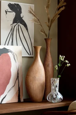 Gigi vaas H82,5cm in de kleur Bruin - COCOmaison