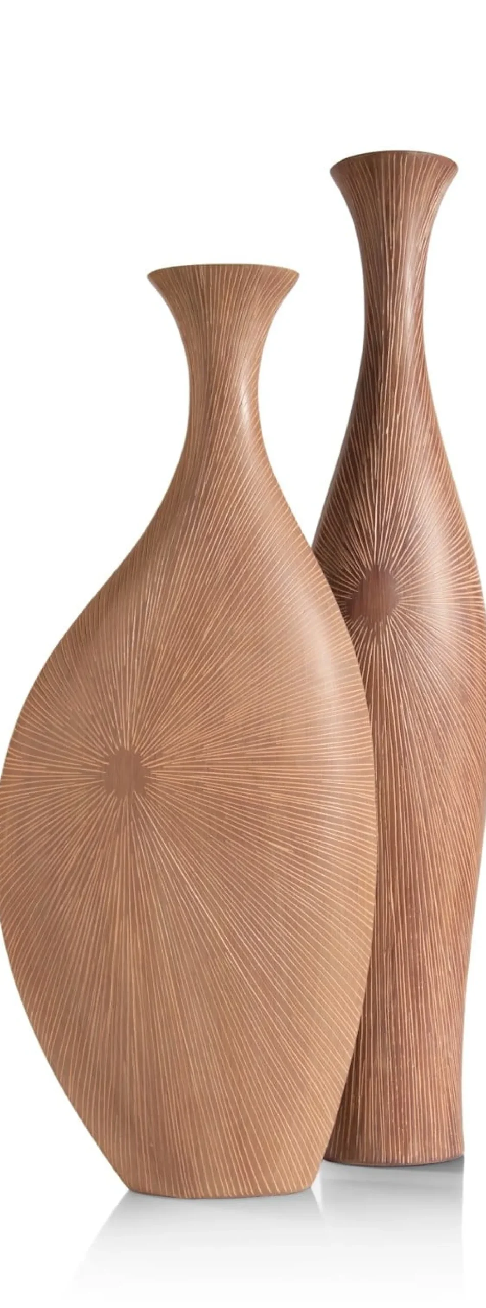 Gigi vaas H82,5cm in de kleur Bruin - COCOmaison