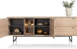 HELSINKI dressoir 240 cm - eiken look