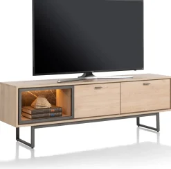 HELSINKI lowboard 170 cm - eiken look