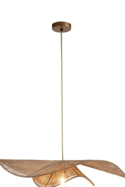 Iggy hanglamp 1*E27 D80cm in de kleur Naturel - COCOmaison