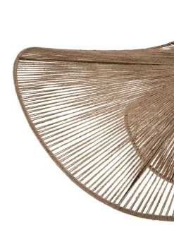 Iggy hanglamp 1*E27 D80cm in de kleur Naturel - COCOmaison