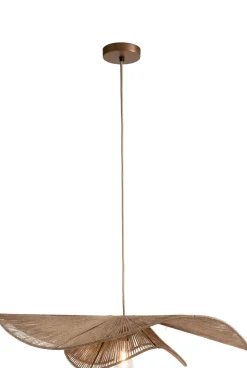 Iggy hanglamp 1*E27 D80cm in de kleur Naturel - COCOmaison