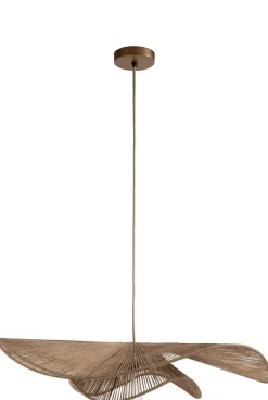 Iggy hanglamp 1*E27 D80cm in de kleur Naturel - COCOmaison