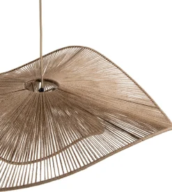 Iggy hanglamp 1*E27 D80cm in de kleur Naturel - COCOmaison
