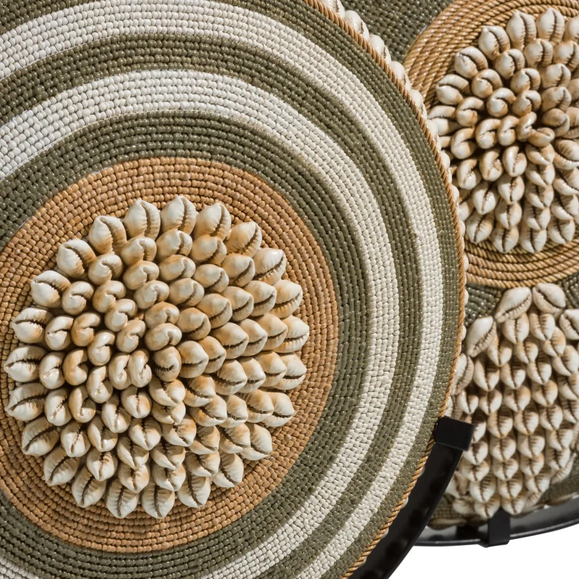 Jennifer beeld rond met schelpjes H44cm - COCOmaison