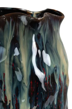 Julius vaas H45cm in kleur Blauw shop je bij COCOmaison