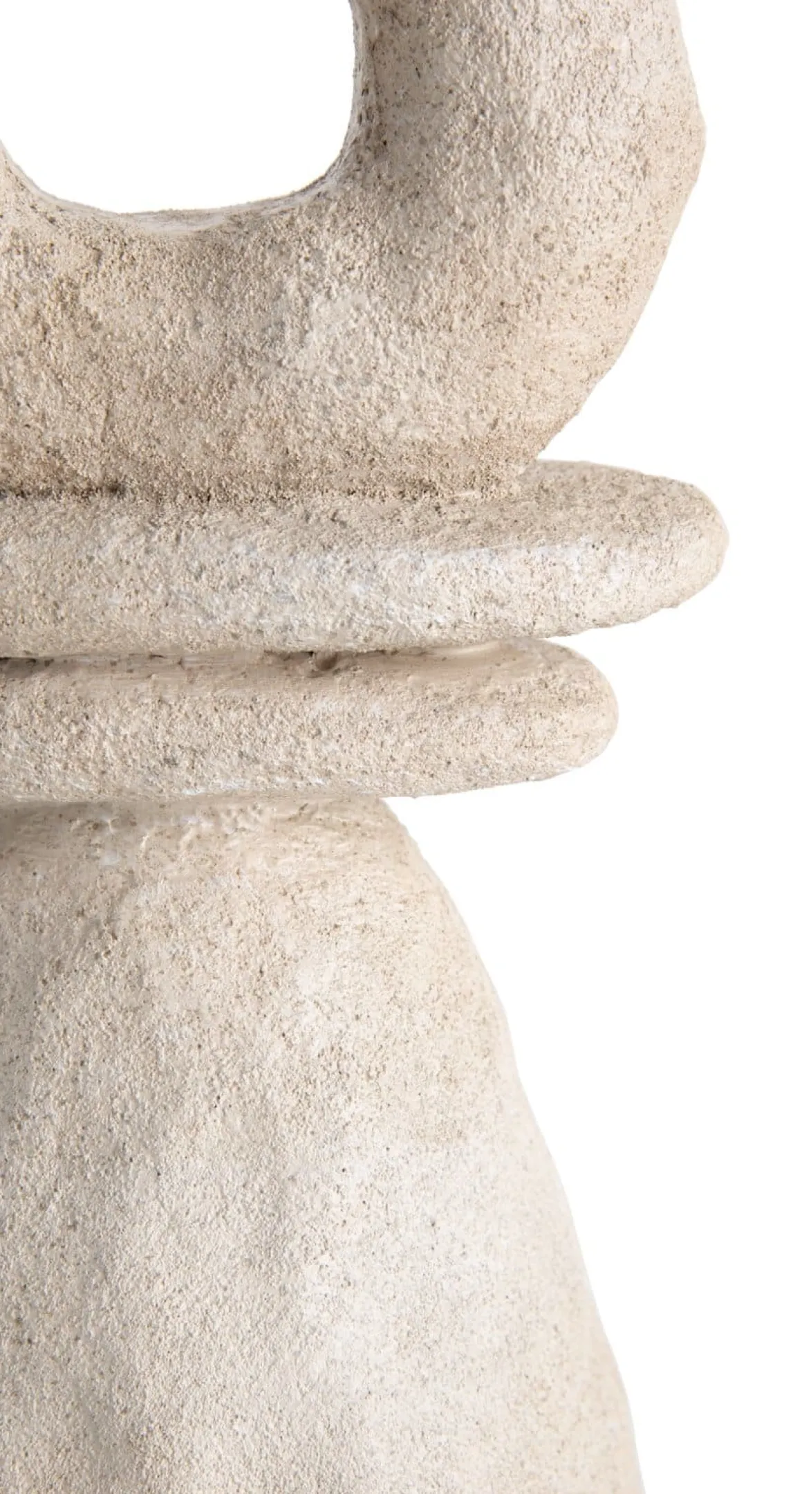 June kandelaar H32cm in de kleur Crème - COCOmaison