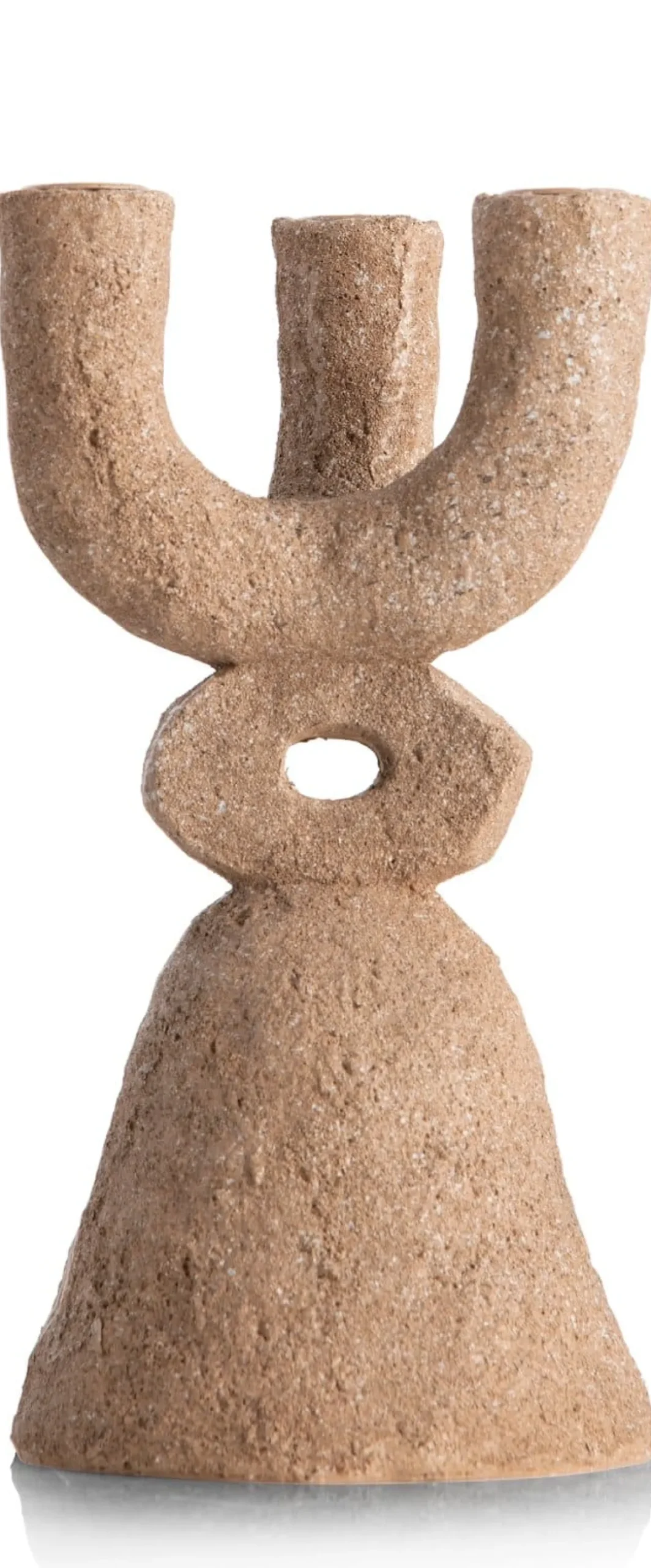 June kandelaar H27cm in de kleur Bruin - COCOmaison