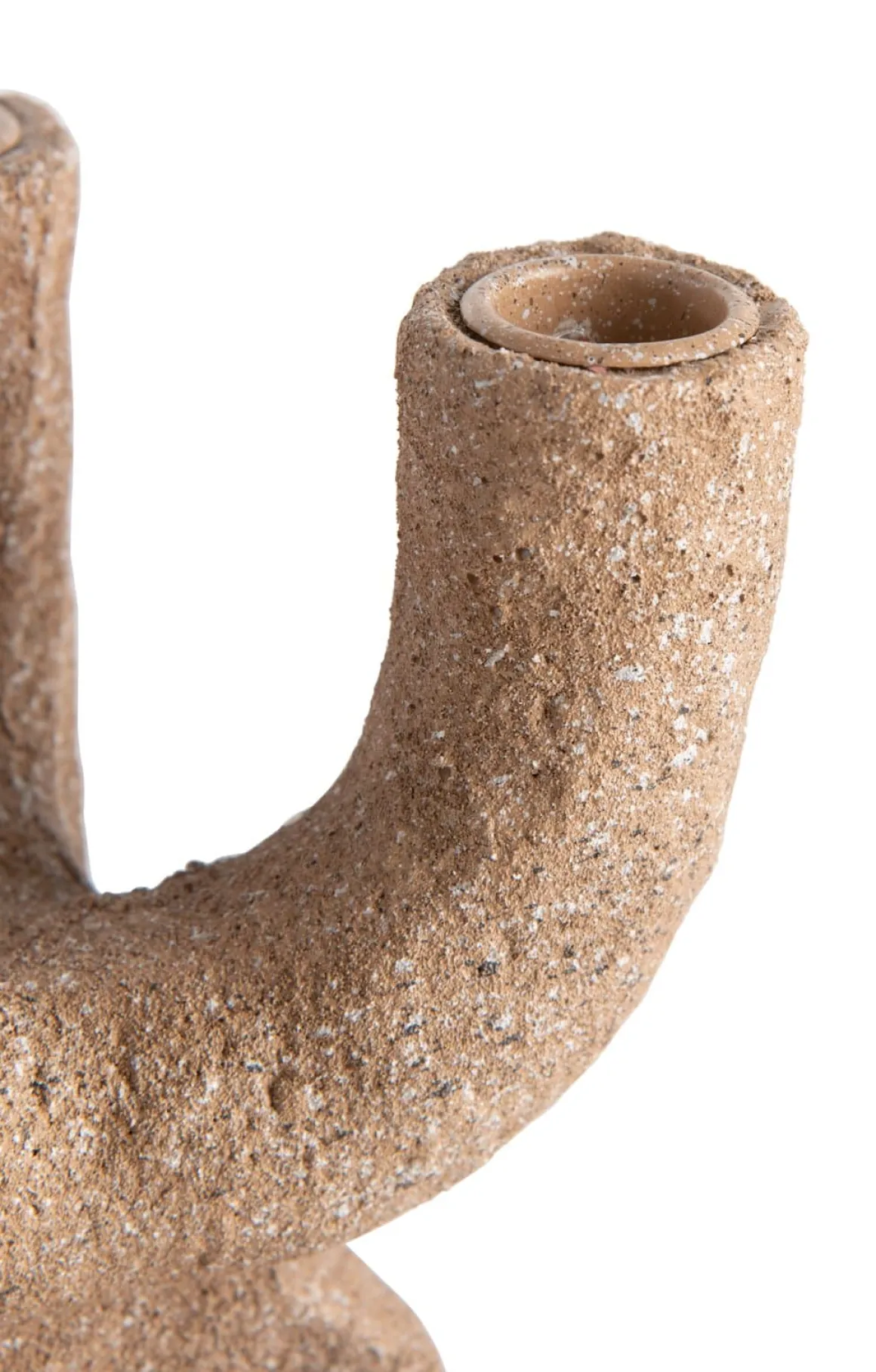 June kandelaar H27cm in de kleur Bruin - COCOmaison