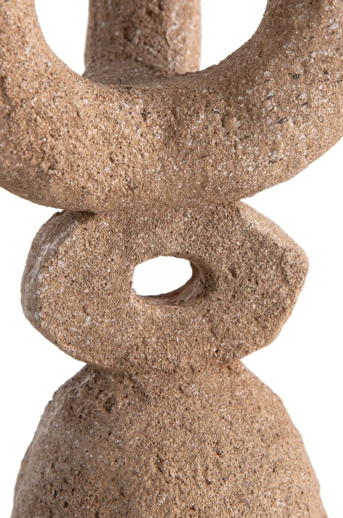 June kandelaar H27cm in de kleur Bruin - COCOmaison