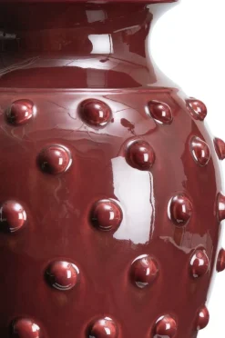 Kathy vaas (H44cm) in de kleur Rood - COCOmaison