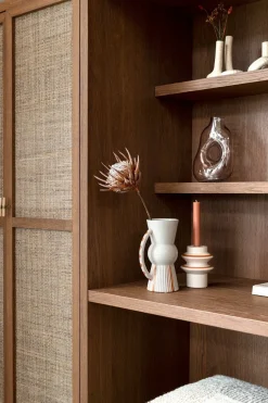 Kiki vaas H13,5cm in de kleur Beige - COCOmaison