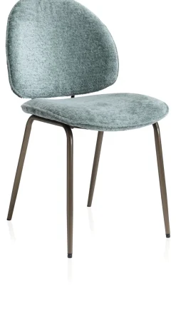 Kjel eetkamerstoel - champagne frame in de kleur Groen