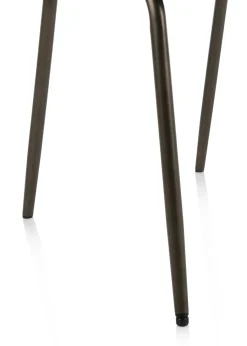 Kjel eetkamerstoel - champagne frame in de kleur Groen