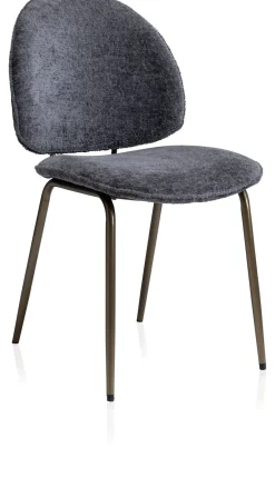 Kjel eetkamerstoel frame in de kleur Antraciet - COCOmaison