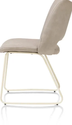 KODI eetkamerstoel - frame nebbia - stof Pala - lichtgrijs