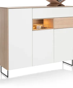 LINDFIELD dressette 160 cm - eiken look