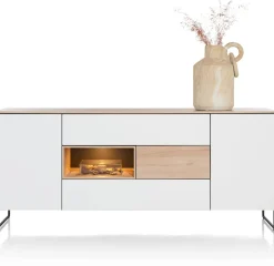 LINDFIELD dressoir 200 cm - eiken look