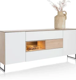 LINDFIELD dressoir 200 cm - eiken look