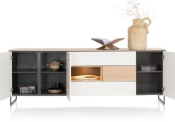 LINDFIELD dressoir 240 cm - eiken look