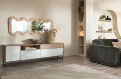 LINDFIELD lowboard 200 cm - eiken look