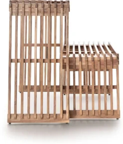 Lino bankje (96cm) in kleur Naturel van COCOmaison