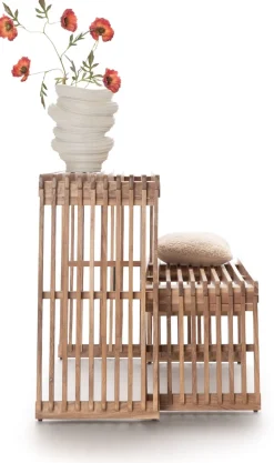 Lino bankje (96cm) in kleur Naturel van COCOmaison