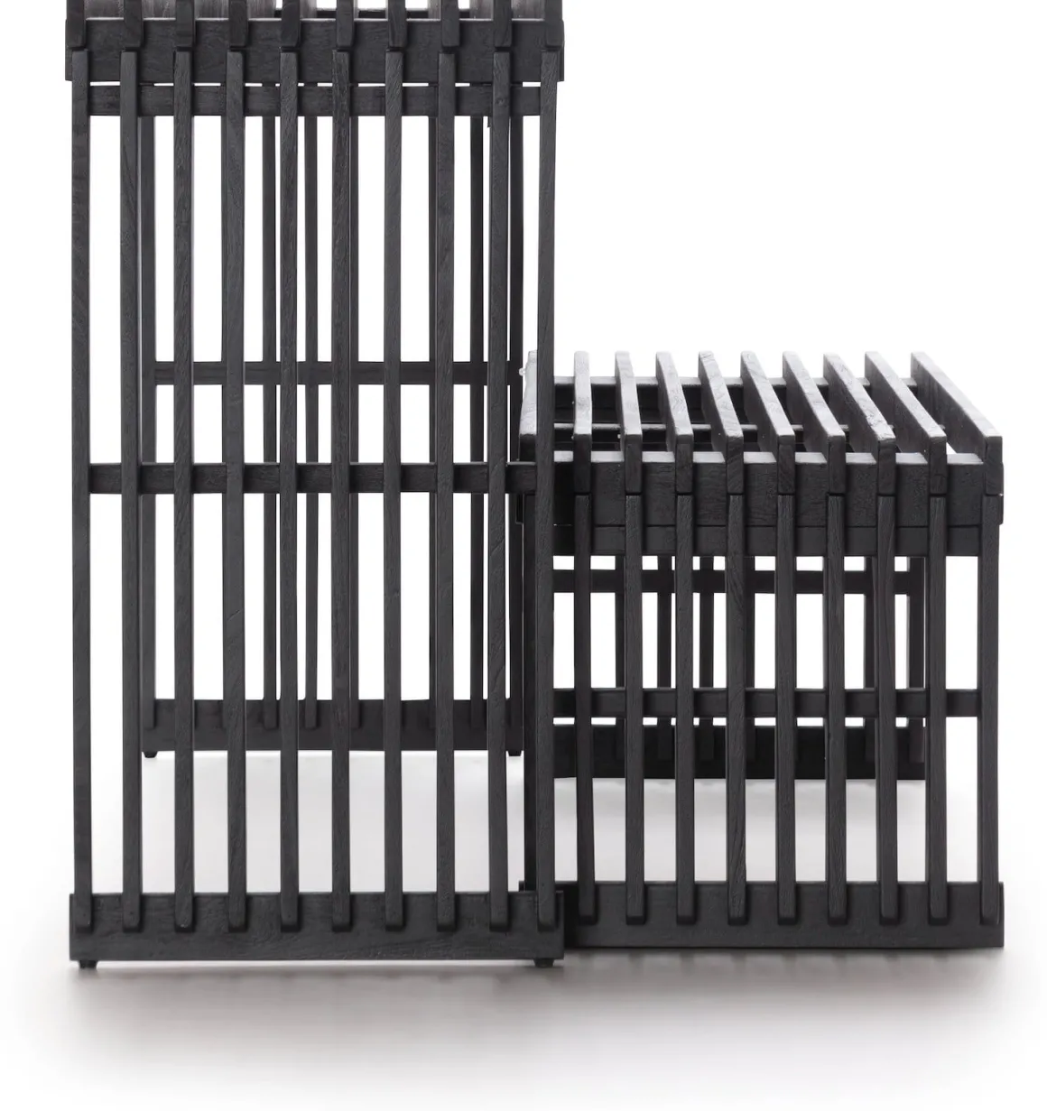 Lino bankje (96cm) in kleur Zwart van COCOmaison