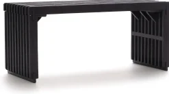 Lino bankje (96cm) in kleur Zwart van COCOmaison