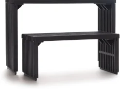 Lino bankje (96cm) in kleur Zwart van COCOmaison