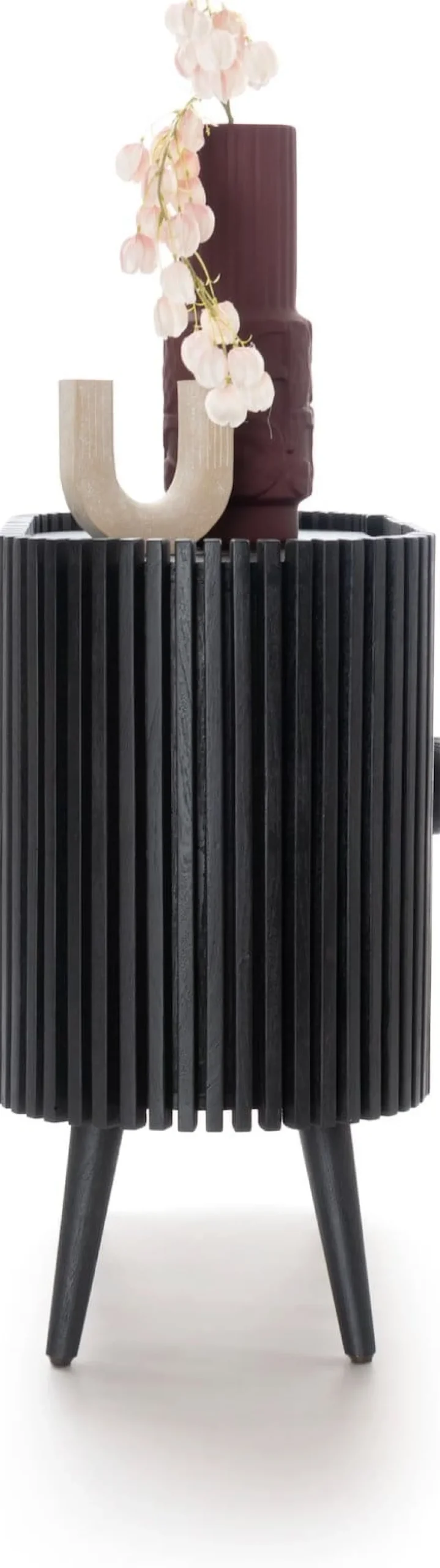 Lino kast (100cm) in kleur Zwart van COCOmaison