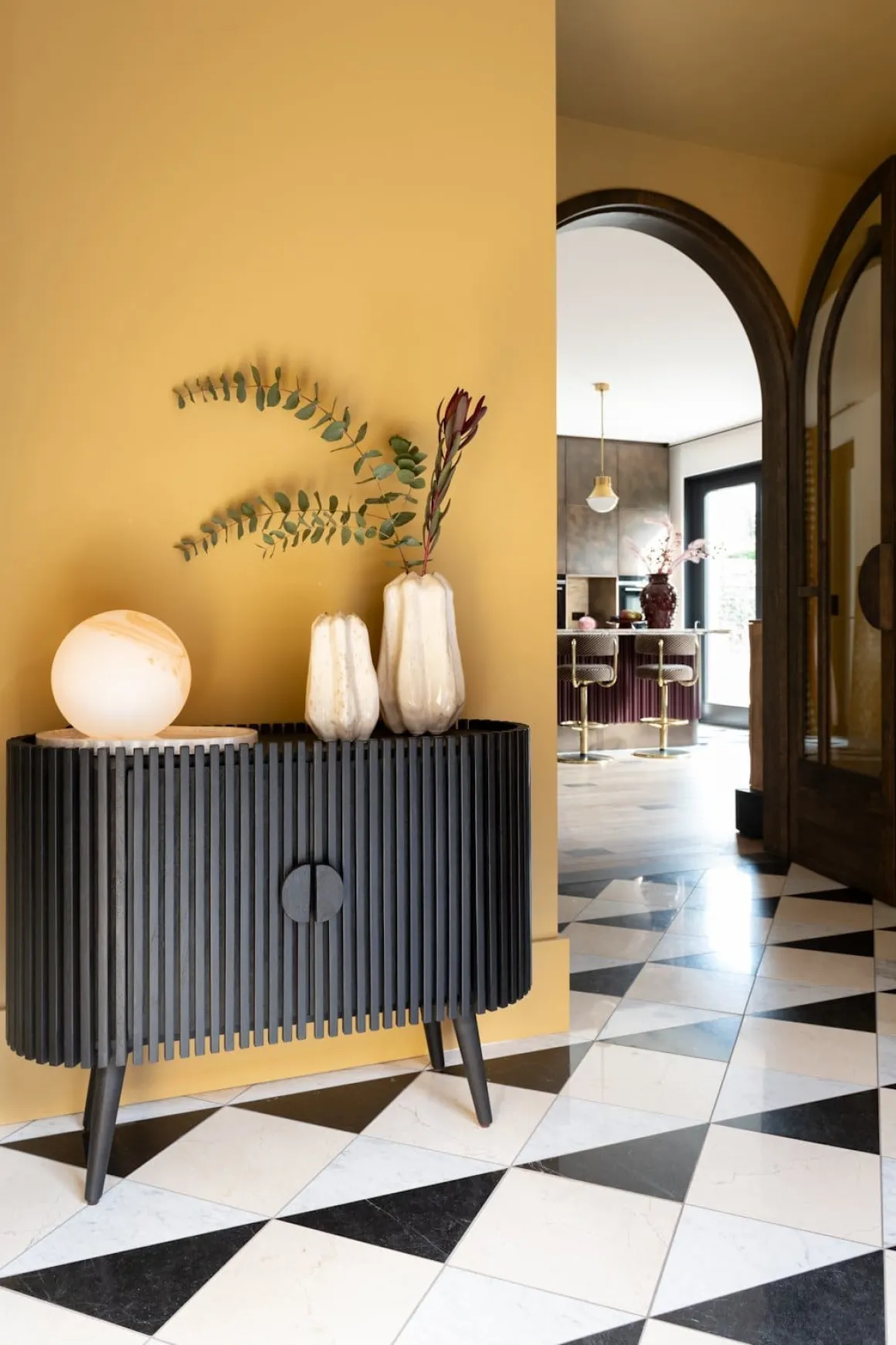 Lino kast (100cm) in kleur Zwart van COCOmaison