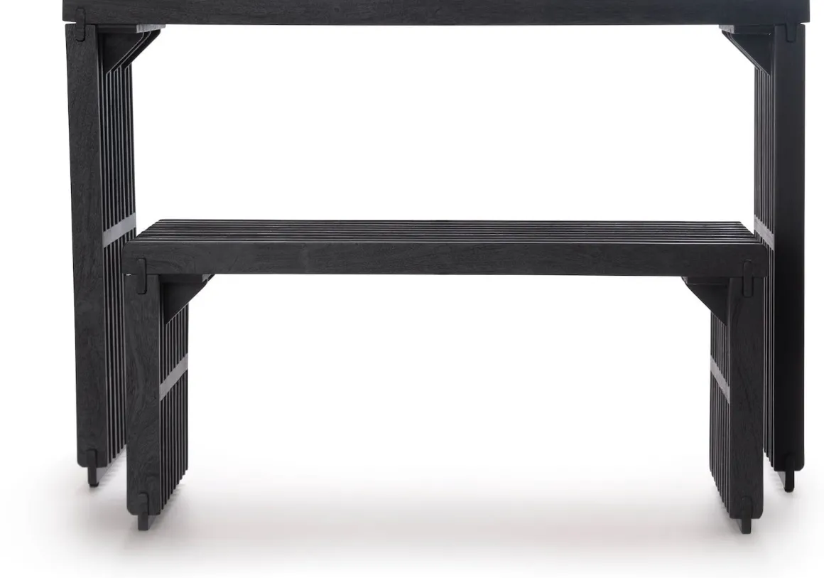 Lino wandtafel (120cm) in kleur Zwart van COCOmaison