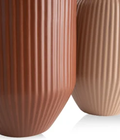 Liv vaas H28cm in de kleur Beige - COCOmaison