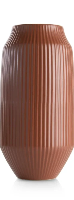 Liv vaas H44cm in de kleur Terra Cotta - COCOmaison